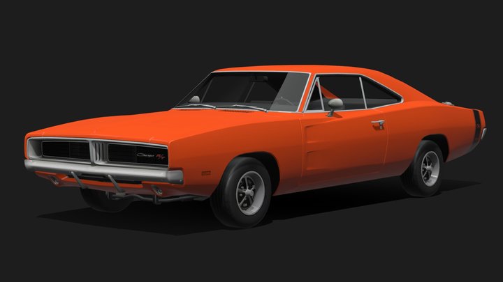1969 Dodge Charger R/T 3D Model