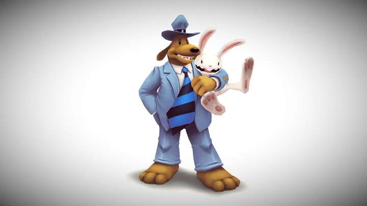 Sam & Max 3D Model