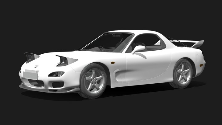 1999 Mazda RX-7 FD 3D Model