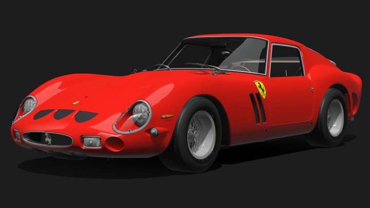 1962 Ferrari 250 GTO 3D Model