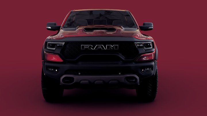 2021 RAM 1500 TRX 3D Model