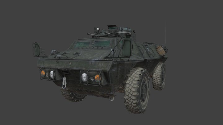 [BA] M1117 Guardian 3D Model