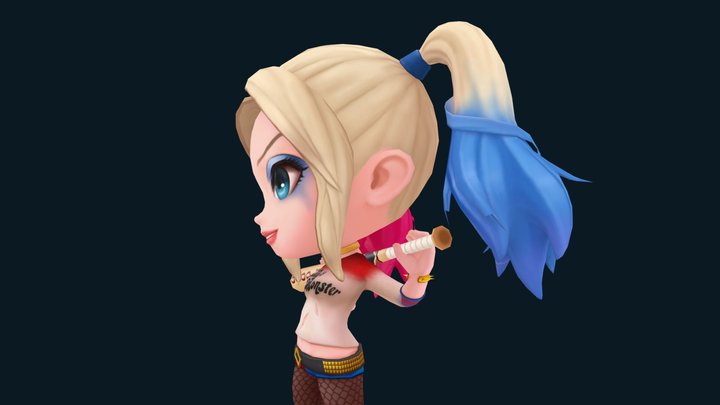 harlequin 3D Model