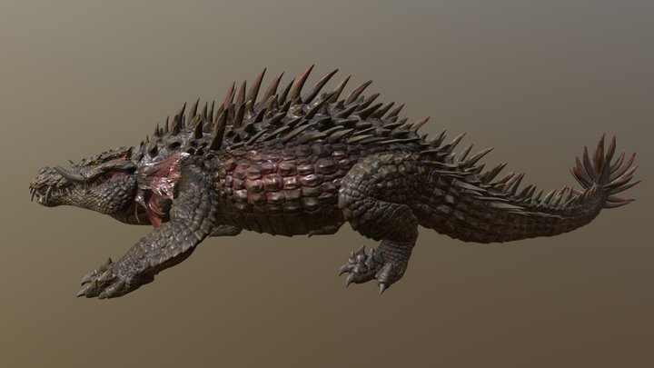 Lizzie (Rampage) 3D Model