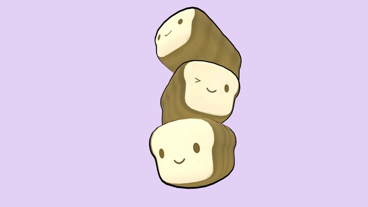[Mini-Project] Bread Plush 3D Model