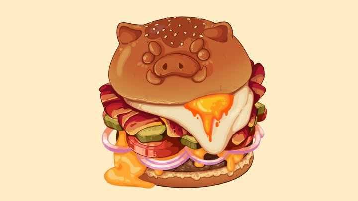 🍔Boarger🍔 3D Model