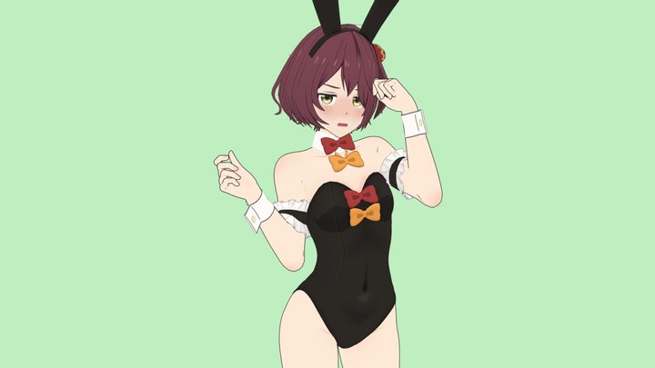 Komari Chikaa (Too Many Losing Heroines!) 3D Model