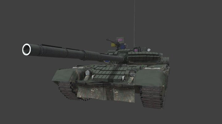 [BA] T-80BV 3D Model