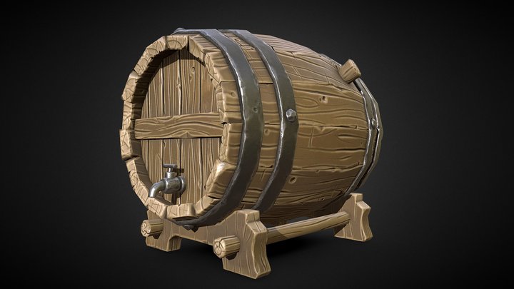 Barrel 3D Model